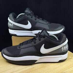 Nike Ja 1 TB Mens Size 9 Black White Basketball Shoes FV1303-001 NEW